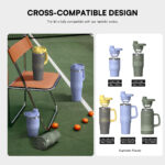 30oz Tumbler Double Layer 304 Stainless Steel Shake Bottle Tumbler Hot and Cold with Handle product image 2