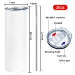 20oz Stainless Steel for Tumbler Double-Wall Vacuum Insulated for Eco-Friendly Portable Outdoor product image 3