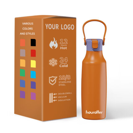 Sport Insulated Stainless Steel Water Bottle Straw 550/720ml Capacity 12-24 Hours Thermal Insulation BPA Free for Gym Running - 3 color