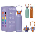 Sport Insulated Stainless Steel Water Bottle Straw 550/720ml Capacity 12-24 Hours Thermal Insulation BPA Free for Gym Running product image 1