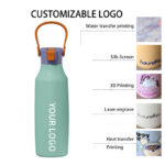 Sport Insulated Stainless Steel Water Bottle Straw 550/720ml Capacity 12-24 Hours Thermal Insulation BPA Free for Gym Running product image 4