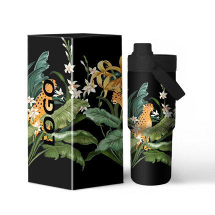 Customization Stainless Steel Coffee Mug Flip Straw Tumbler 22 oz Travel Insulated Eco-Friendly Minimalist Gift Cup - 6 color