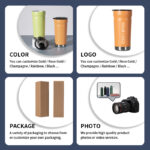 Car Tumbler 20oz 304 Stainless Steel Double Wall Vacuum Coffee Mug 12-24 Hours Thermal Insulation Office Cup Eco-Friendly product image 2