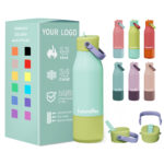 2025 New Style Customized Outdoor Double Wall Vacuum Insulated Stainless Steel 304 Tumbler Straw Handgrip Eco-Friendly product image 1