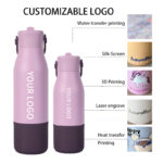 2025 New Style Customized Outdoor Double Wall Vacuum Insulated Stainless Steel 304 Tumbler Straw Handgrip Eco-Friendly product image 3