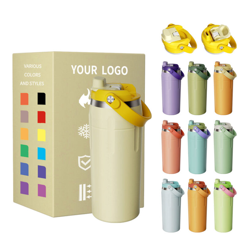 Vacuum Insulated Stainless Steel Custom Double Wall Thermos Travel Tumbler Sport Bottle 17/25/30oz 12-24hr Business Gifts product image 1