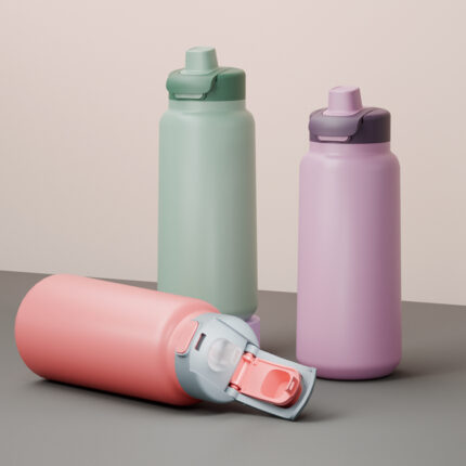 OEM 27/33oz Customized Stainless Steel Double Walled Vacuum Flask Eco-Friendly Minimalist Design Hand Grip Sports 12-24h Thermal - 1 color