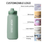 OEM 27/33oz Customized Stainless Steel Double Walled Vacuum Flask Eco-Friendly Minimalist Design Hand Grip Sports 12-24h Thermal product image 3