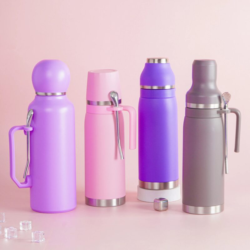High Sales Quantity Customized 1000ml Eco-Friendly Large Sport Gym Handle Insulated Double Wall 304 Stainless Steel Tumbler product image 1