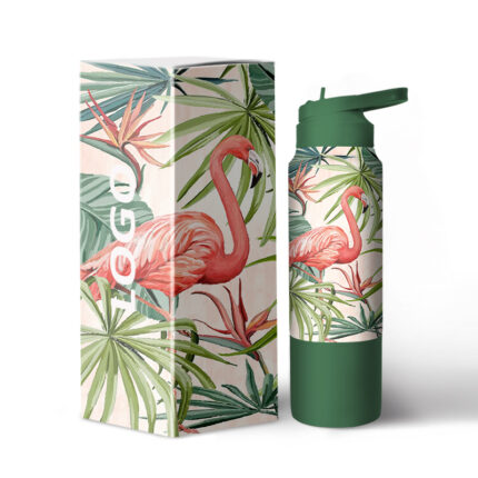 23oz 30oz BPA Free Stainless Steel 304 Vacuum Insulated Eco-Friendly Boiling Water Safe Sports Water Bottles Rotating Lid Hand - 4 color