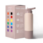 23oz 30oz BPA Free Stainless Steel 304 Vacuum Insulated Eco-Friendly Boiling Water Safe Sports Water Bottles Rotating Lid Hand product image 2