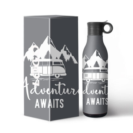 425ml+400ml Stainless Steel 304 Eco-Friendly Water Bottle with Handle and Lid 2 1 BPA Free Vacuum Flask for 12-24 Hours Thermal - 6 color