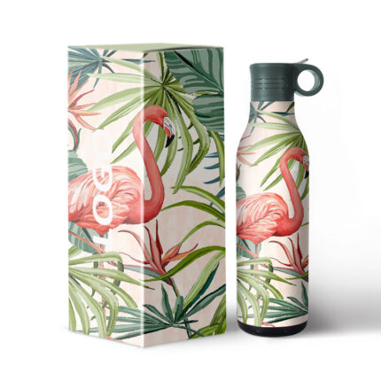 425ml+400ml Stainless Steel 304 Eco-Friendly Water Bottle with Handle and Lid 2 1 BPA Free Vacuum Flask for 12-24 Hours Thermal - 8 color