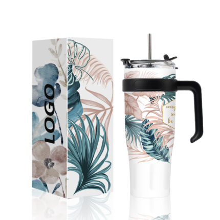 40oz Stainless Steel Double Wall Vacuum Tumbler-Eco-Friendly Country Style Customizable Color/Logo Business Gifts Laser - 4 color