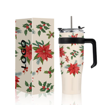 40oz Stainless Steel Double Wall Vacuum Tumbler-Eco-Friendly Country Style Customizable Color/Logo Business Gifts Laser - 8 color