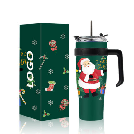 40oz Stainless Steel Double Wall Vacuum Tumbler-Eco-Friendly Country Style Customizable Color/Logo Business Gifts Laser - 9 color
