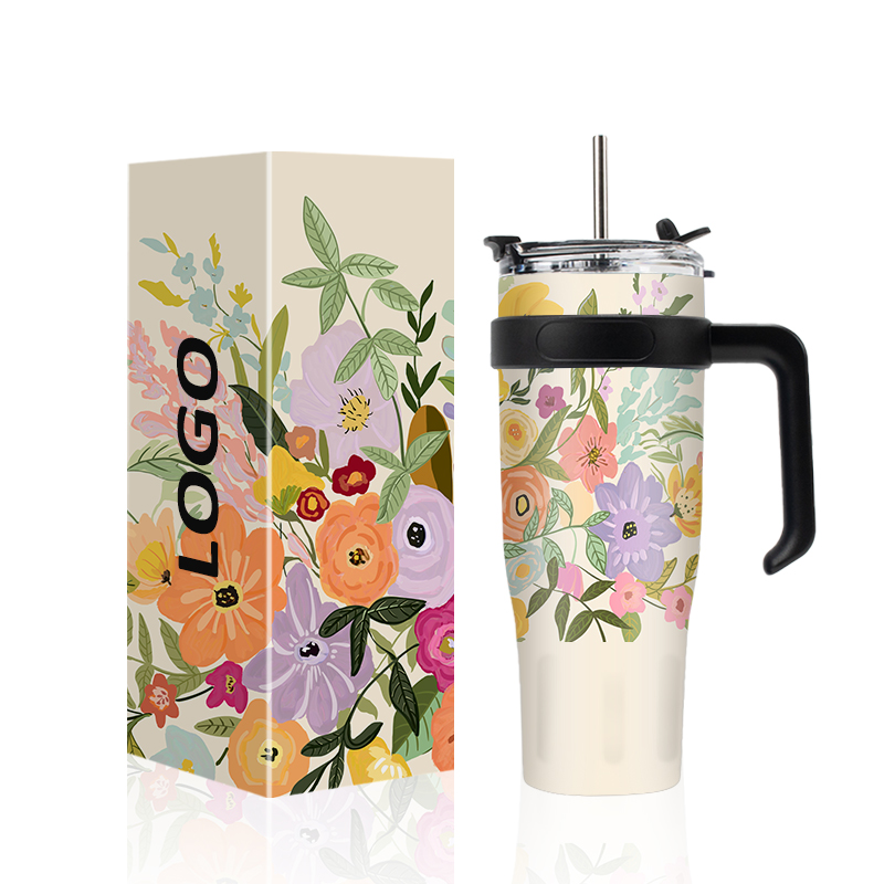 40oz Stainless Steel Double Wall Vacuum Tumbler-Eco-Friendly Country Style Customizable Color/Logo Business Gifts Laser product image 1