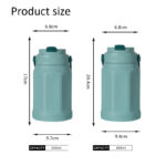 Reusable Stainless Steel Eco-Friendly Large Capacity Vacuum Insulated Water Bottle Handle Lid Custom Logo 12-24 Hours Thermal product image 5