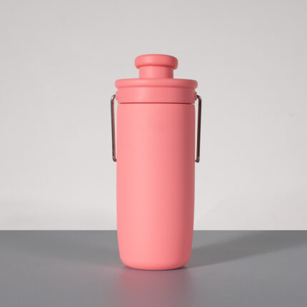 Custom Vacuum Insulated Stainless Steel Water Bottle Handle Lid 20oz Eco-Friendly Portable Drinkware 12-24hr Thermal Performance - 1 color