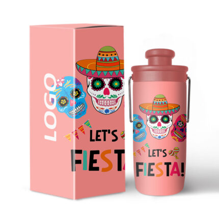 Custom Vacuum Insulated Stainless Steel Water Bottle Handle Lid 20oz Eco-Friendly Portable Drinkware 12-24hr Thermal Performance - 8 color