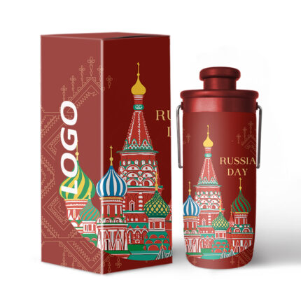Custom Vacuum Insulated Stainless Steel Water Bottle Handle Lid 20oz Eco-Friendly Portable Drinkware 12-24hr Thermal Performance - 9 color