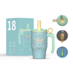 2025 Custom Insulated Tumbler With Handle Beer Sublimation Double Wall Stainless Steel Mugs With Lockable Lid Leak Proof product image 1