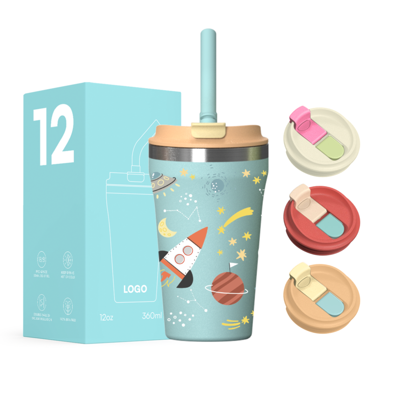 Reusable Stainless Steel Coffee Tumbler with Lid Insulated Mug Cup Thermos Coffee Flask for Hot Beverages Cold Drink Travel product image 1