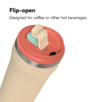 Reusable Stainless Steel Coffee Tumbler with Lid Insulated Mug Cup Thermos Coffee Flask for Hot Beverages Cold Drink Travel product image 4