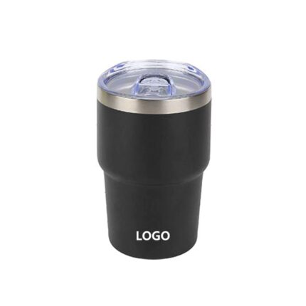 Custom logo 16oz 12oz 8oz 6oz 4oz Double Wall Stainless Steel Travel Mug Stackable Coffee Cups Vacuum Insulation - 12oz color