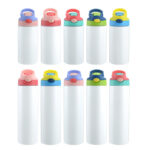 OEM 12oz 20oz Blanks Kids Mug Straight Sippy Tumbler Cup Steel Water Bottle for Sublimation product image 1
