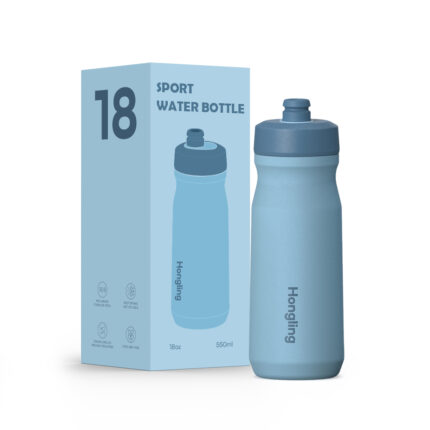 Hong Ling Cycling Running Sports Bottle Insulated Stainless Steel Water Bottle for Electrolyte Drinks Custom Logo - B color