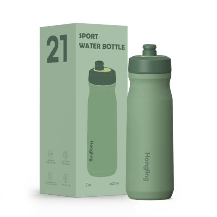 Hong Ling Cycling Running Sports Bottle Insulated Stainless Steel Water Bottle for Electrolyte Drinks Custom Logo - F color