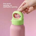750ml Straight Stainless Steel Insulated Water Bottle 12-24 Hours Insulation Outdoor Sports Gift Cup Student Straw Cup with Lid product image 3