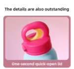 750ml Straight Stainless Steel Insulated Water Bottle 12-24 Hours Insulation Outdoor Sports Gift Cup Student Straw Cup with Lid product image 4