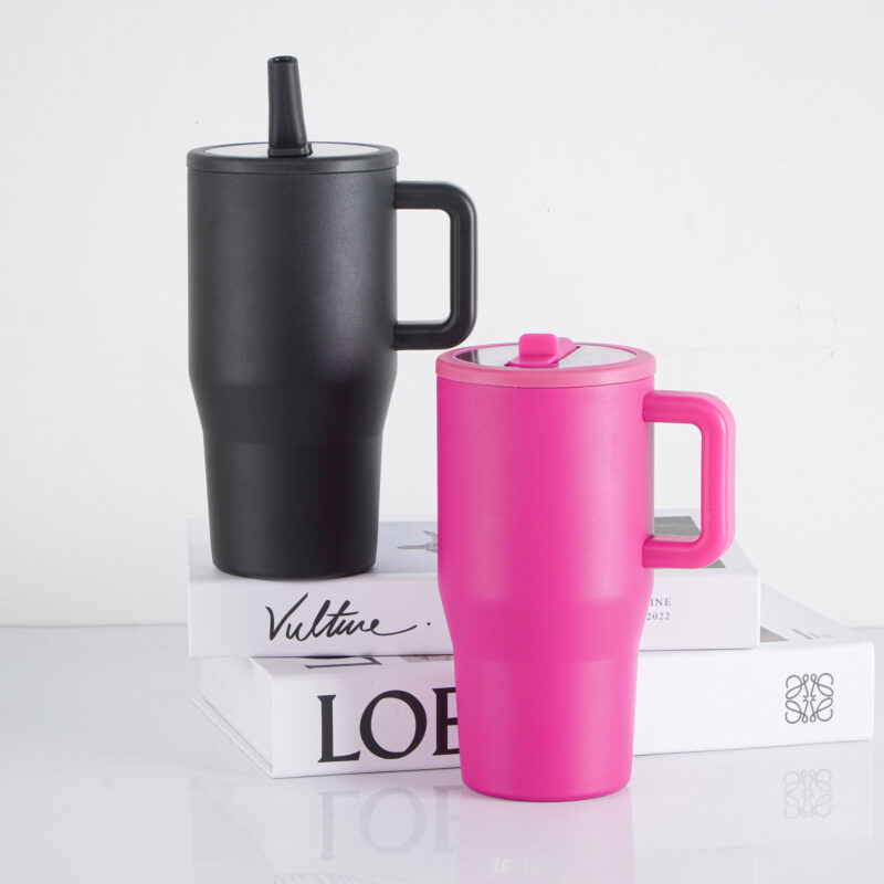 Mini Cute Kids Travel Tumbler 20oz Milk Tumbler Mug Double Wall Stainless Steel Insulated Tumbler with 100% Leak Proof Lid product image 2