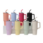 2026 Hot Sale 40oz Double-layer Vacuum Insulated Stainless Steel Thermos Cup Leak-proof Portable Straw Modern Minimalist Car product image 5