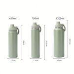 Custom Logo 1L Stainless Steel Double Wall Insulated Vacuum Flask 32oz Magnetic Water Bottle with Phone Holder product image 3