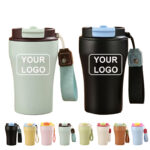 2026 380ml 510ml Eco-friendly Double Walled Stainless Steel Travel Coffee Mug Vacuum Insulated Reusable Coffee Mug product image 1