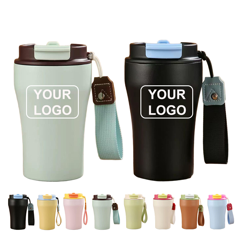 2026 380ml 510ml Eco-friendly Double Walled Stainless Steel Travel Coffee Mug Vacuum Insulated Reusable Coffee Mug product image 1