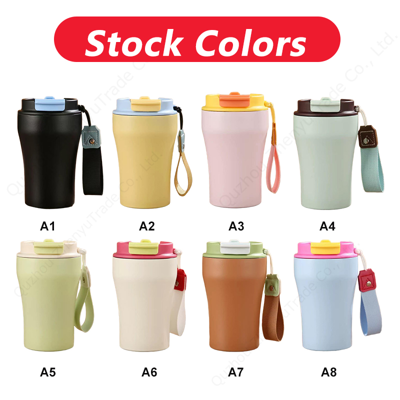 2026 380ml 510ml Eco-friendly Double Walled Stainless Steel Travel Coffee Mug Vacuum Insulated Reusable Coffee Mug product image 2