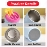 2026 380ml 510ml Eco-friendly Double Walled Stainless Steel Travel Coffee Mug Vacuum Insulated Reusable Coffee Mug product image 4