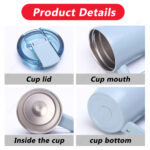 2026 Eco-friendly Double Walled Stainless Steel Travel Coffee Mug Vacuum Insulated Reusable Coffee Mug product image 4