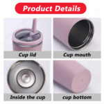 2026 Eco-friendly Double Walled Stainless Steel Travel Coffee Mug Vacuum Insulated Reusable Coffee Mug product image 4