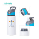 PYD Life High Quality 22oz 650ml White Sports Sublimation Aluminum Outdoor Kids Water Bott