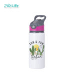 PYD Life High Quality 22oz 650ml White Sports Sublimation Aluminum Outdoor Kids Water Bott