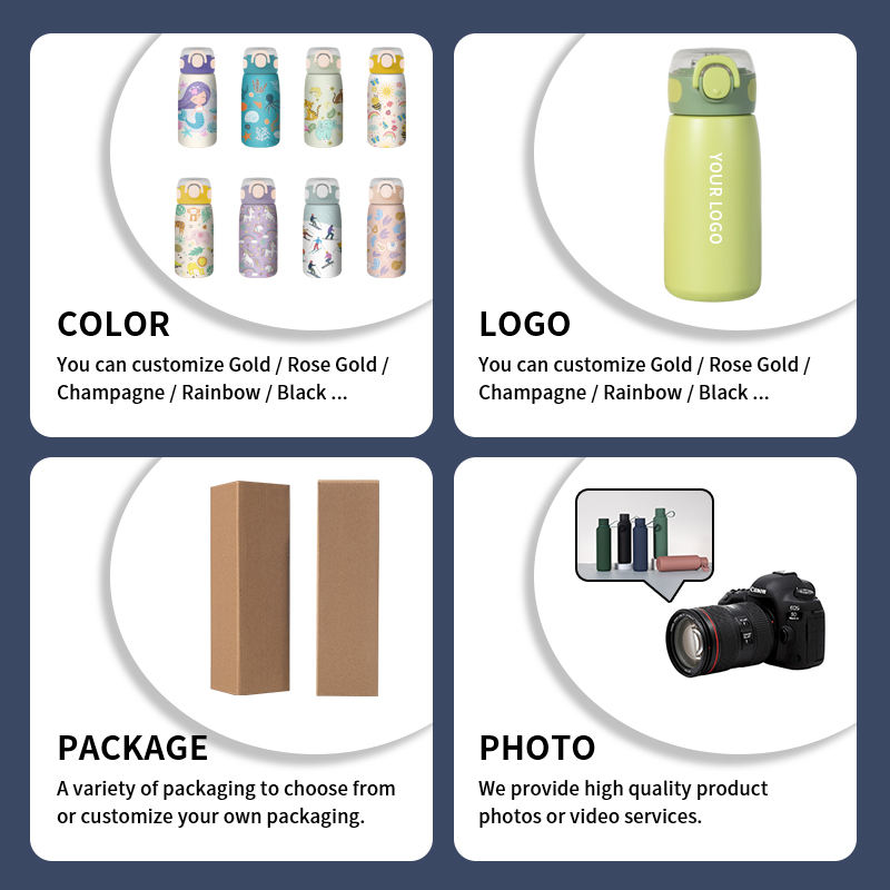 2025 New Design Custom Printed School Sport 304 Stainless Steel Vacuum Insulated Water Bottle for 470/620ml 12-24h Insulation - Product Image 2