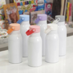 20oz 650ml Sublimation Blank Aluminum Water Bottle with Carry Handle Lid Custom Logo Schoo