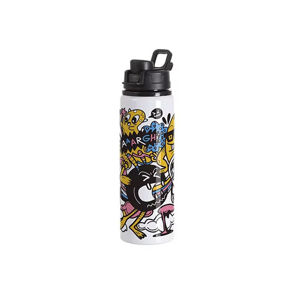 25oz 750ml Sublimation Colorful Bicycle Football Gym Sports Metal Tumbler 2025 Custom Alum