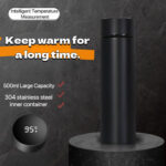 Flask Smart Led Thermo Water Bottle With Temperature Display Customizable Design-Peiway - Image 3