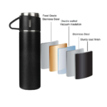 High Quality Stainless Steel Vacuum Cup Flask Water Bottle Gift Sets Custom Portable Insul